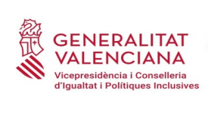 Generalitat Valenciana - Vicepresidencia i Conselleria d'Igualtat i Politiques Inclusives 