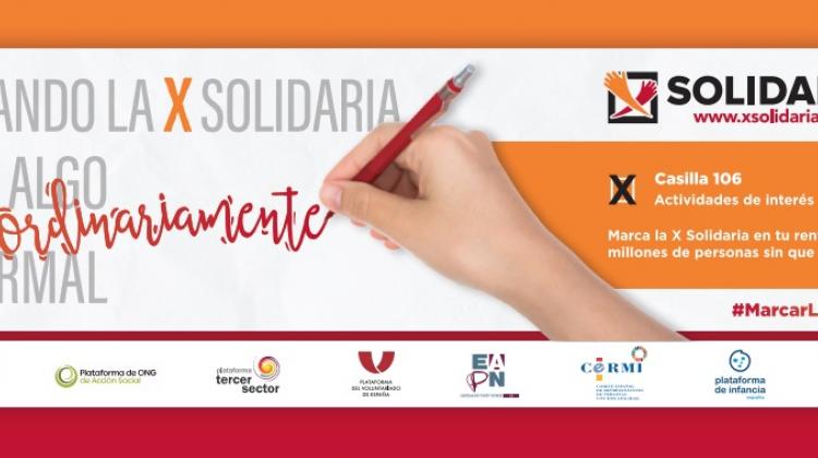 Marcando la X Solidaria haces algo extraordinariamente normal