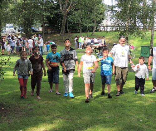 Voluntariado e infancia en campo de trabajo 2018 Fundación Adsis Asturias 