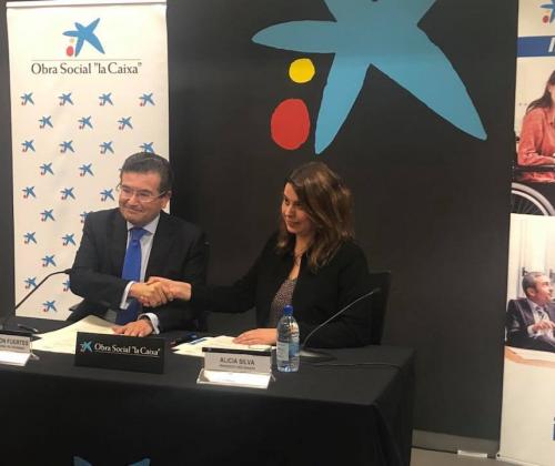 Renovación Convenio Incorpora 2018 entre Obra Social 'la Caixa' y Red Anagos